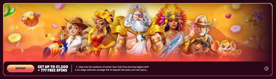 Slotpony welcome bonus